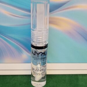 NYX Butter Gloss - BL654 Sugar Glass 8ml Clear New Sealed Tube